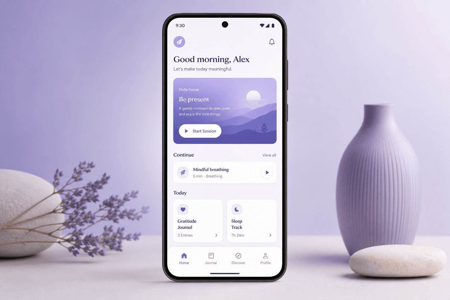 Android Mobile App app mockup